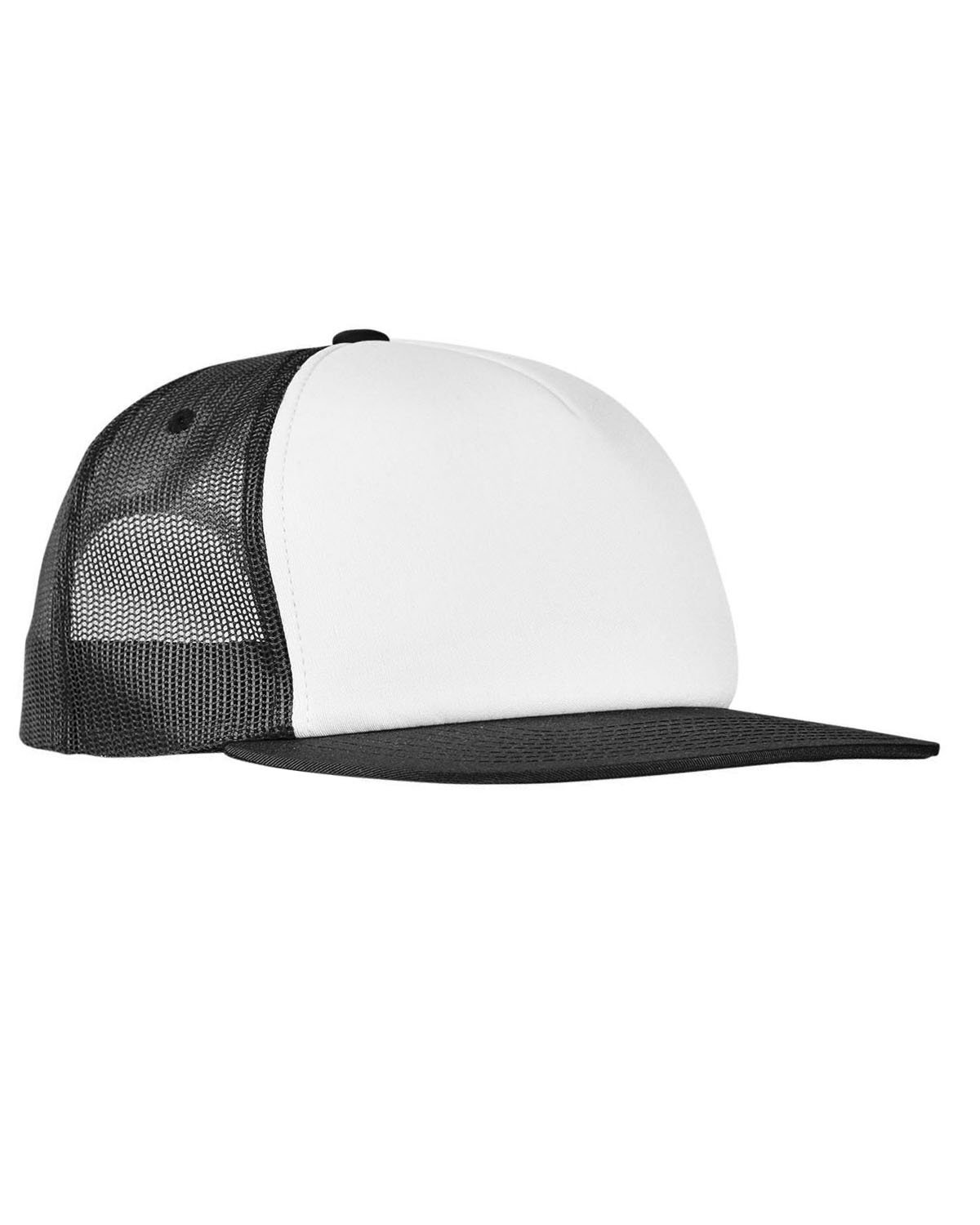 Foam Trucker with White Front Snapback
