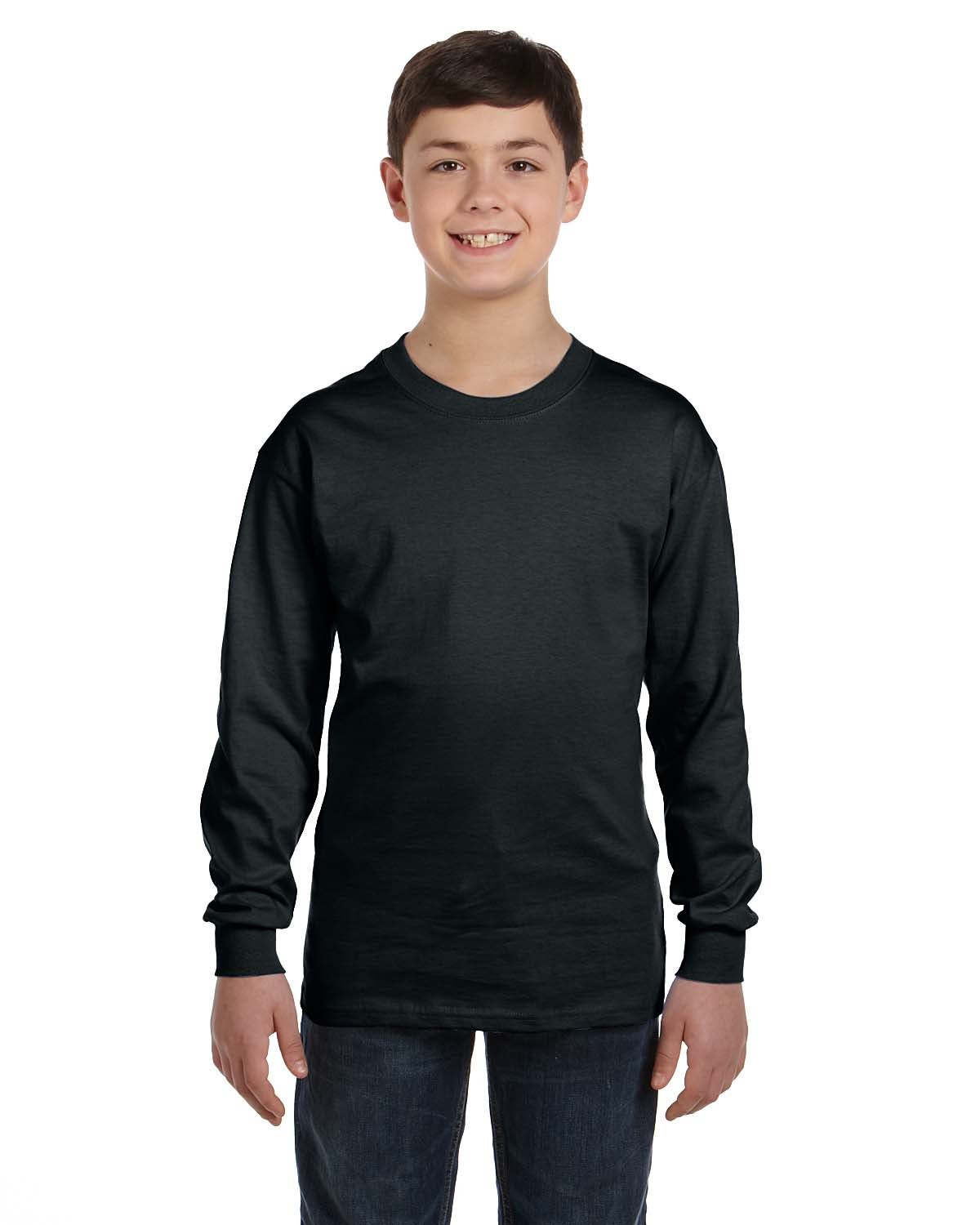 Youth Heavy Cotton 5.3oz. Long-Sleeve T-Shirt
