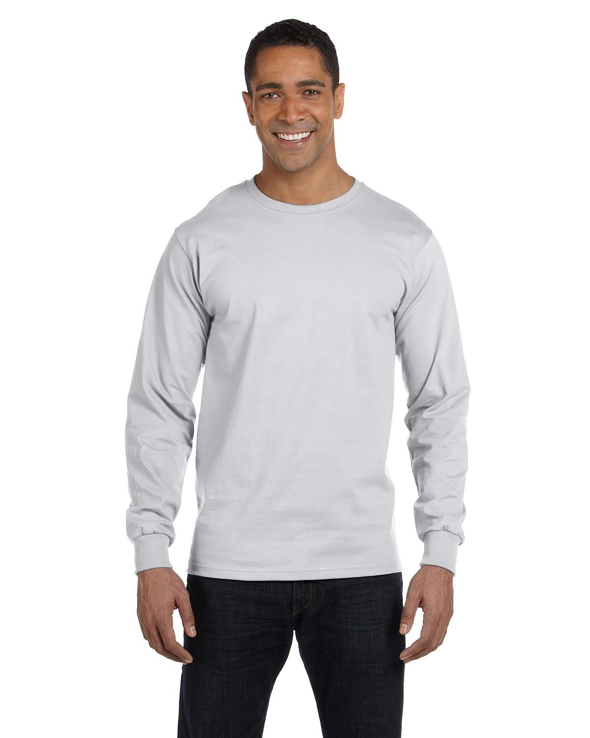 Adult 5.5 oz., 50/50 Long-Sleeve T-Shirt