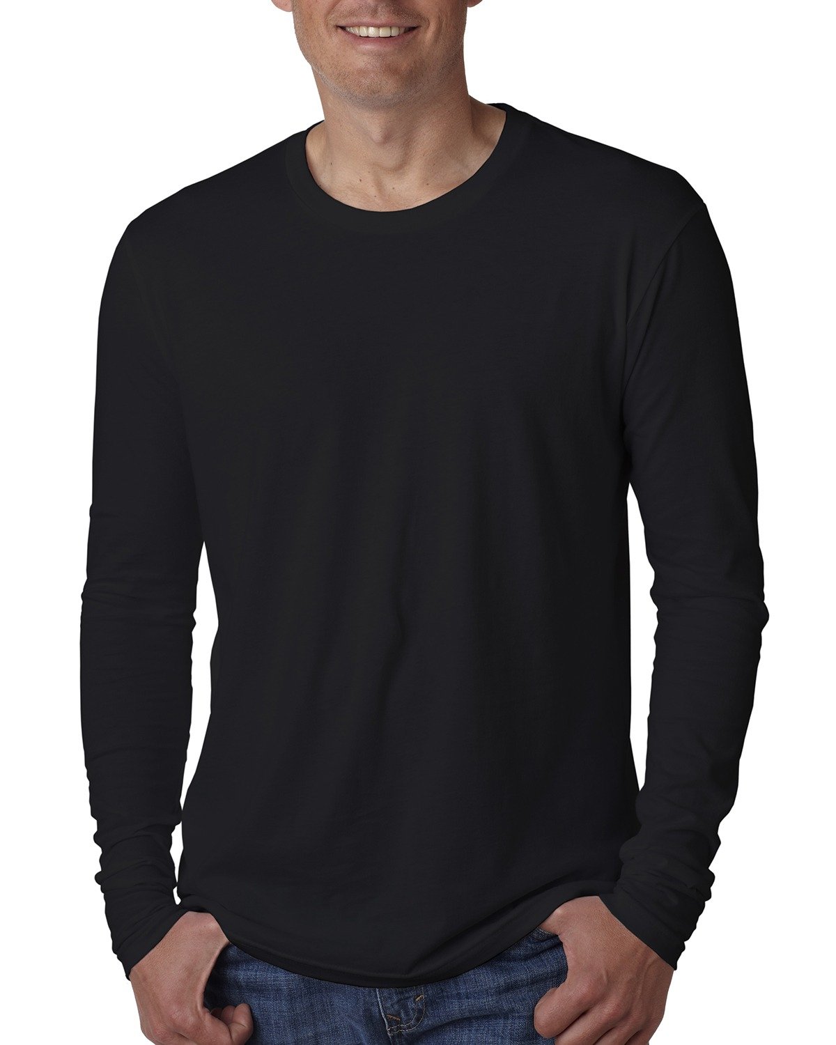 Men's Cotton Long-Sleeve Crew