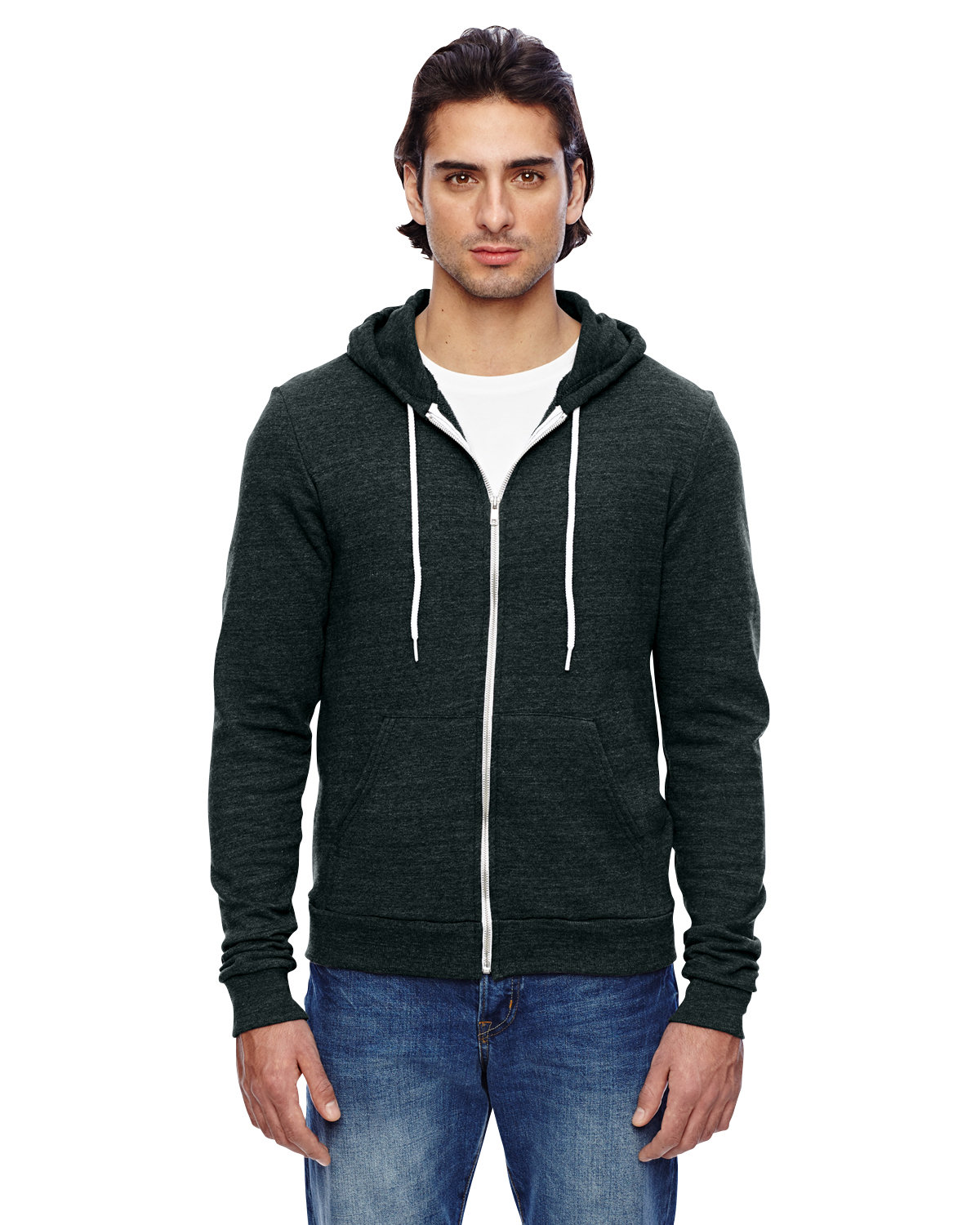 Unisex Triblend Full-Zip Hoodie
